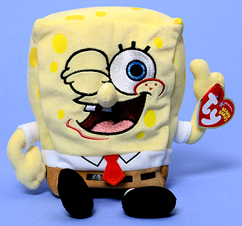 SpongeBob ThumbsUp - sponge - Ty Beanie Babies