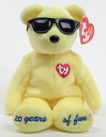 Summertime Fun (Los Angeles) - bear - Ty Beanie Babies