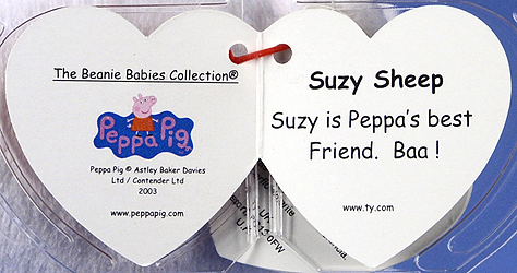 Suzy Sheep - swing tag inside