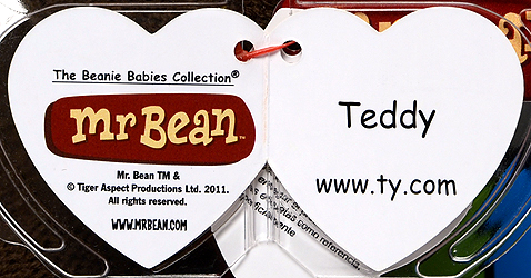 Teddy (Mr. Bean) - swing tag inside
