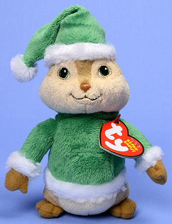 Theodore (Christmas 2011) - chipmunk - Ty Beanie Babies