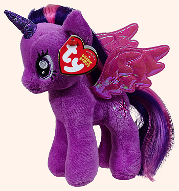 Twilight Sparkle (2014 version with wings) - unicorn pony - Ty Beanie Babies