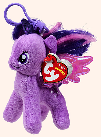 Twilight Sparkle (clip) - unicorn pony - Ty Beanie Babies