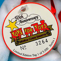 Valentino limited edition Toys for Tots swing tag
