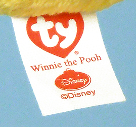 Winnie the Pooh - tush tag front