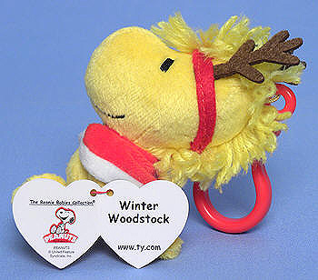 Winter Woodstock (key-clip) - Bird - Ty Beanie Babies