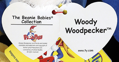 Woody Woodpecker - swing tag inside