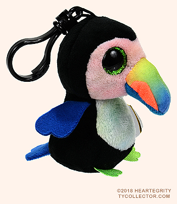 Beaks (clip) - toucan bird - Ty Beanie Boo