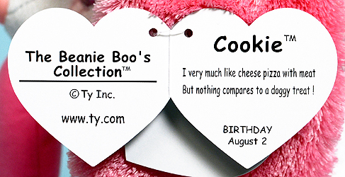 Cookie (12-inch) - swing tag inside