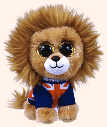 Hero (2014 redesign with glitter eyes) - lion - Ty Beanie Boos