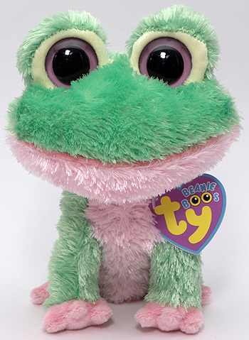 Kiwi (1st USA version / 2nd UK version) - frog - Ty Beanie Boos