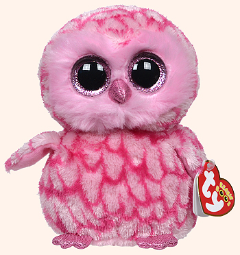 Pinky - snowy owl - Ty Beanie Boos