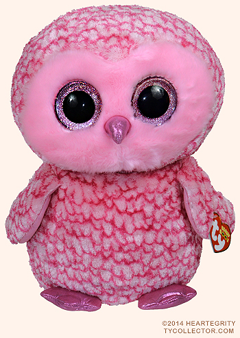 Pinky (large) - owl - Ty Beanie Boos