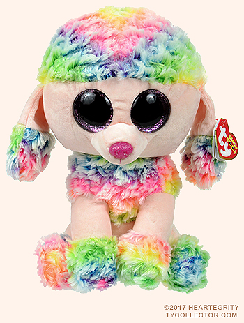 Rainbow (medium) - poodle - Ty Beanie Boos