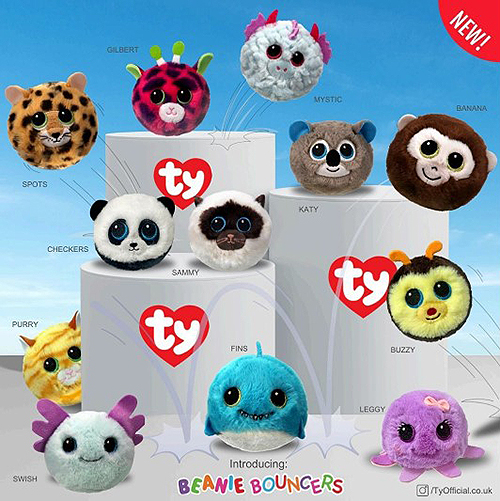 Ty Beanie Bouncers - introduced July 2024