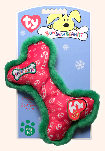 Candy Cane - bone - Ty Bow Wow Beanies