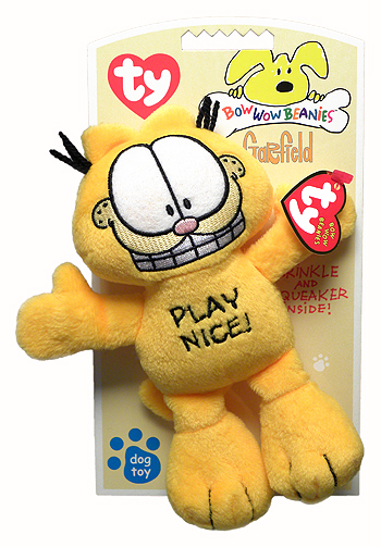 Garfield - Play Nice! - cat - Ty Bow Wow Beanies