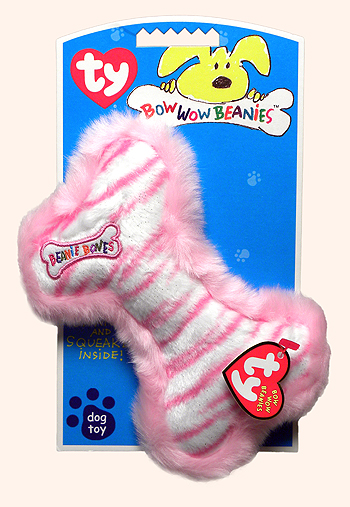 Pink Stripe - bone - Ty Bow Wow Beanies