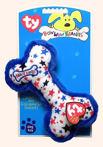 Red, White and Blue - bone - Ty Bow Wow Beanies