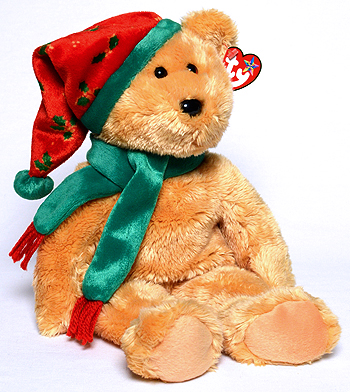 2003 Holiday Teddy - Bear - Ty Beanie Buddy