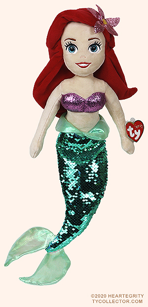 Ariel - princess - Ty Beanie Buddies (Sparkle)