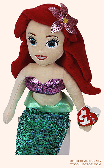 Ariel - princess - Ty Beanie Buddies (Sparkle)