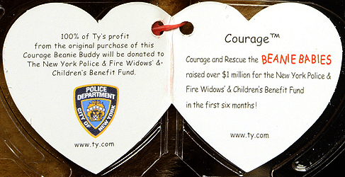 Courage - swing tag inside