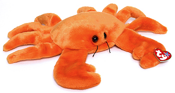 Digger (orange) - Crab - Ty Beanie Buddy