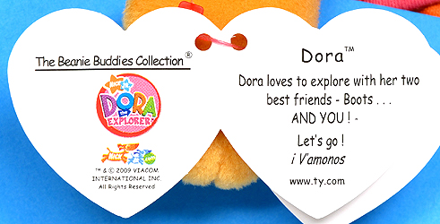 Dora (medium, original) - girl - Ty Beanie Buddies