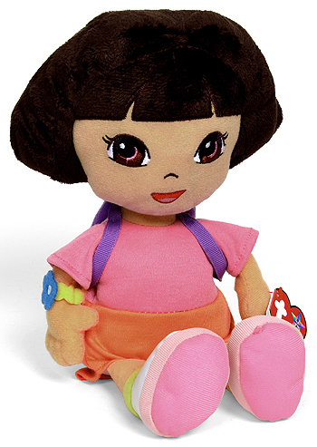 Dora (medium, 2013 redesign) - doll - Ty Beanie Buddy