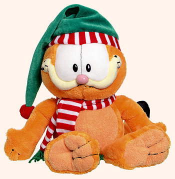 Garfield (Season's Greetings !) - cartoon cat - Ty Beanie Buddies