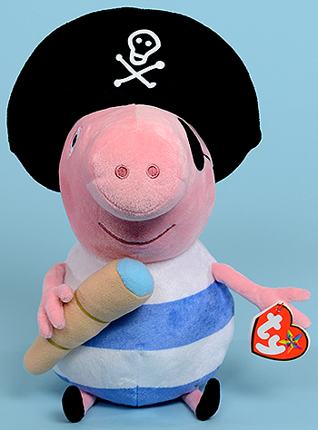 George (pirate) - pig - Ty Beanie Buddy