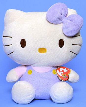 Hello Kitty (extra large, purple jumper) - Cat - Ty Beanie Buddies