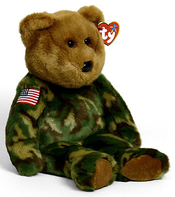 Hero (2004) - bear - Ty Beanie Buddy