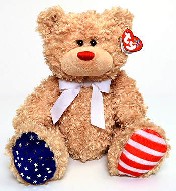 Independence (red nose) - bear - Ty Beanie Buddies