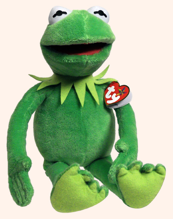 Kermit - frog - Ty Beanie Buddies