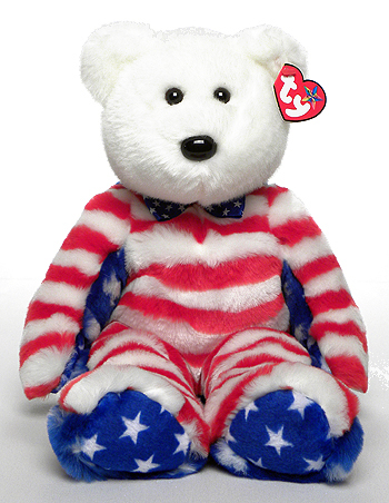 Liberty (white head) - bear - Ty Beanie Buddies