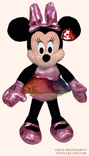 Minnie (ballerina) - mouse - Ty Disney Sparkle Beanie Buddy