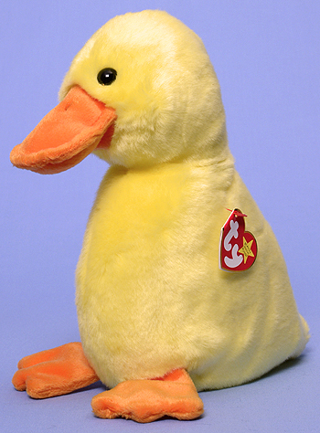 Quackers (without wings) - duckling - Ty Beanie Buddy
