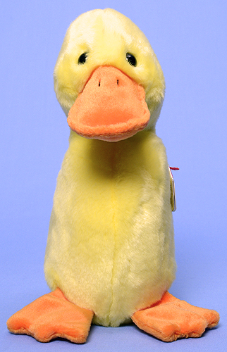 Quackers (wingless) - duck - Ty Beanie Buddies