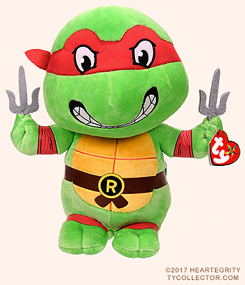 Raphael - teenage mutant ninja turtle - Ty Beanie Buddies