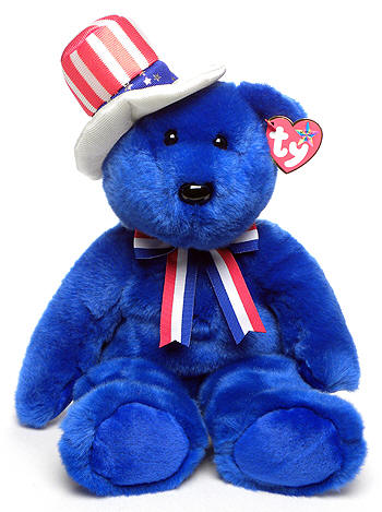 Sam (blue) - Bear - Ty Beanie Buddies