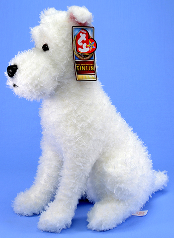 Snowy (Tintin) - wire fox terrier - Ty Beanie Buddies