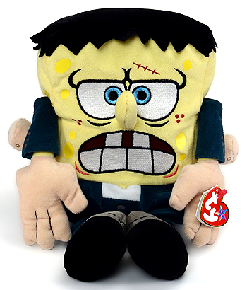 SpongeBob FrankenStein - sponge - Ty Beanie Buddies