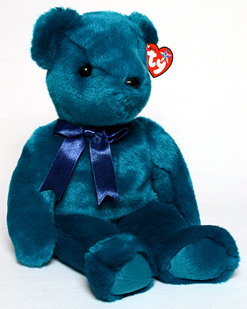 Teddy (teal) - bear - Ty Beanie Buddy