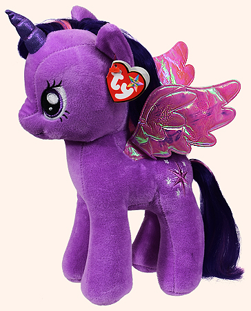 Twilight Sparkle - unicorn pony - Ty Beanie Buddies