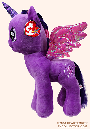 Twilight Sparkle (large) - unicorn pony - Ty Beanie Buddies