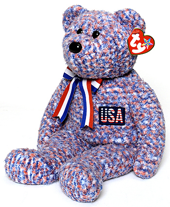 USA - bear - Ty Beanie Buddy