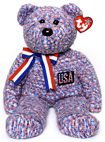 USA - bear - Ty Beanie Buddies