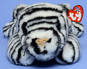 White Tiger - Wild cat - Ty Beanie Buddies
